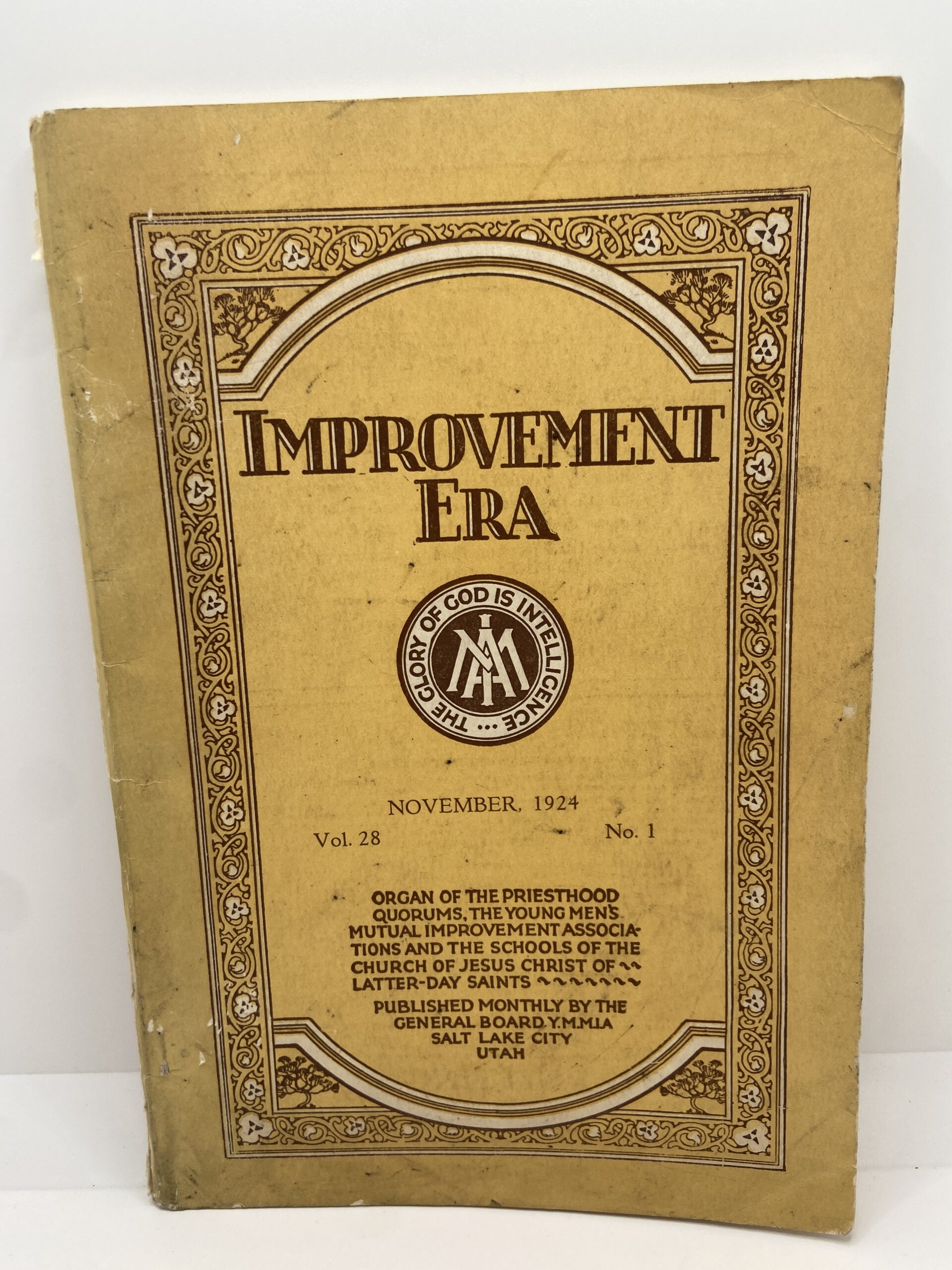 Improvement Era: November, 1924, Vol. 28, No. 1