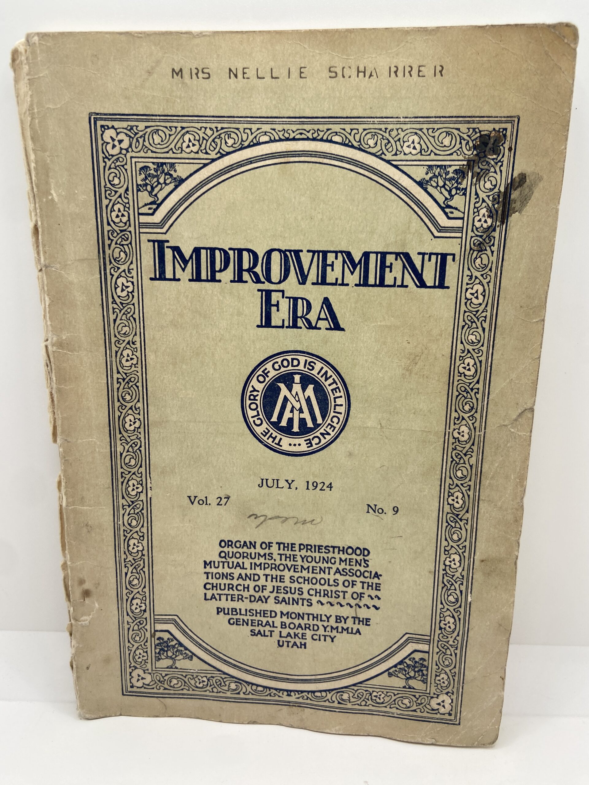 Improvement Era: July, 1924, Vol. 27, No. 9