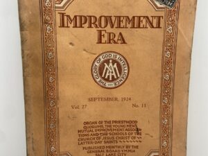 Improvement Era: September, 1924, Vol. 27, No. 11