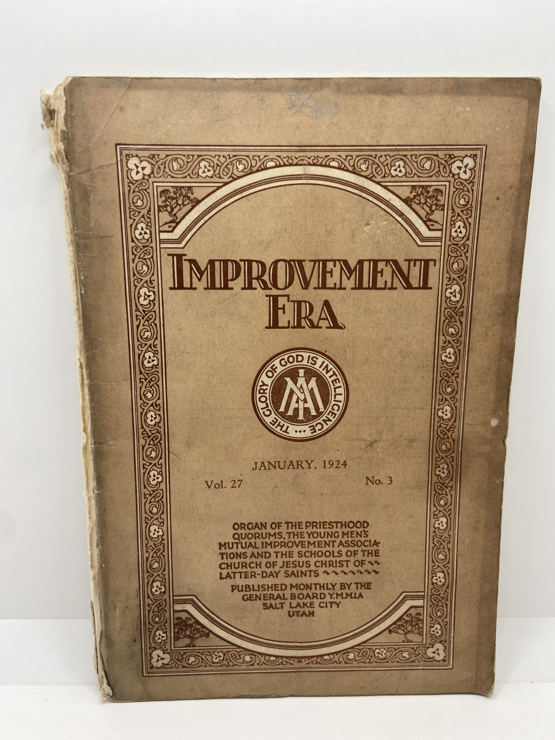 Improvement Era: January, 1924, Vol. 27, No. 3