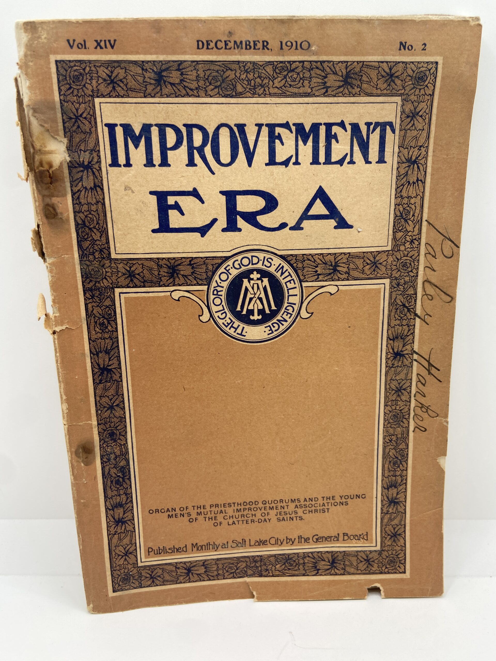 Improvement Era: December, 1910, Vol. XIV, No. 2