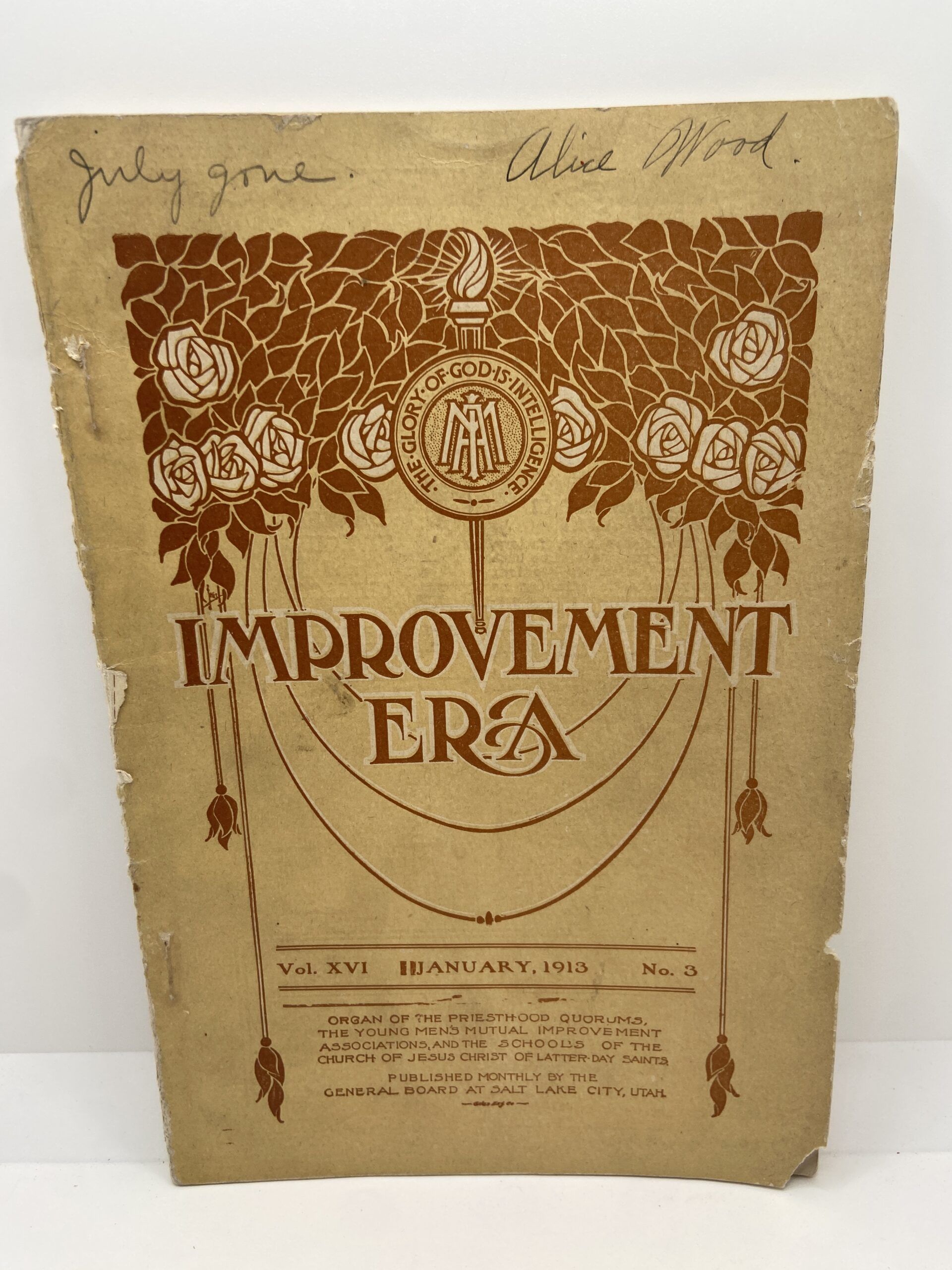 Improvement Era: January, 1913, Vol. XVI, No. 3