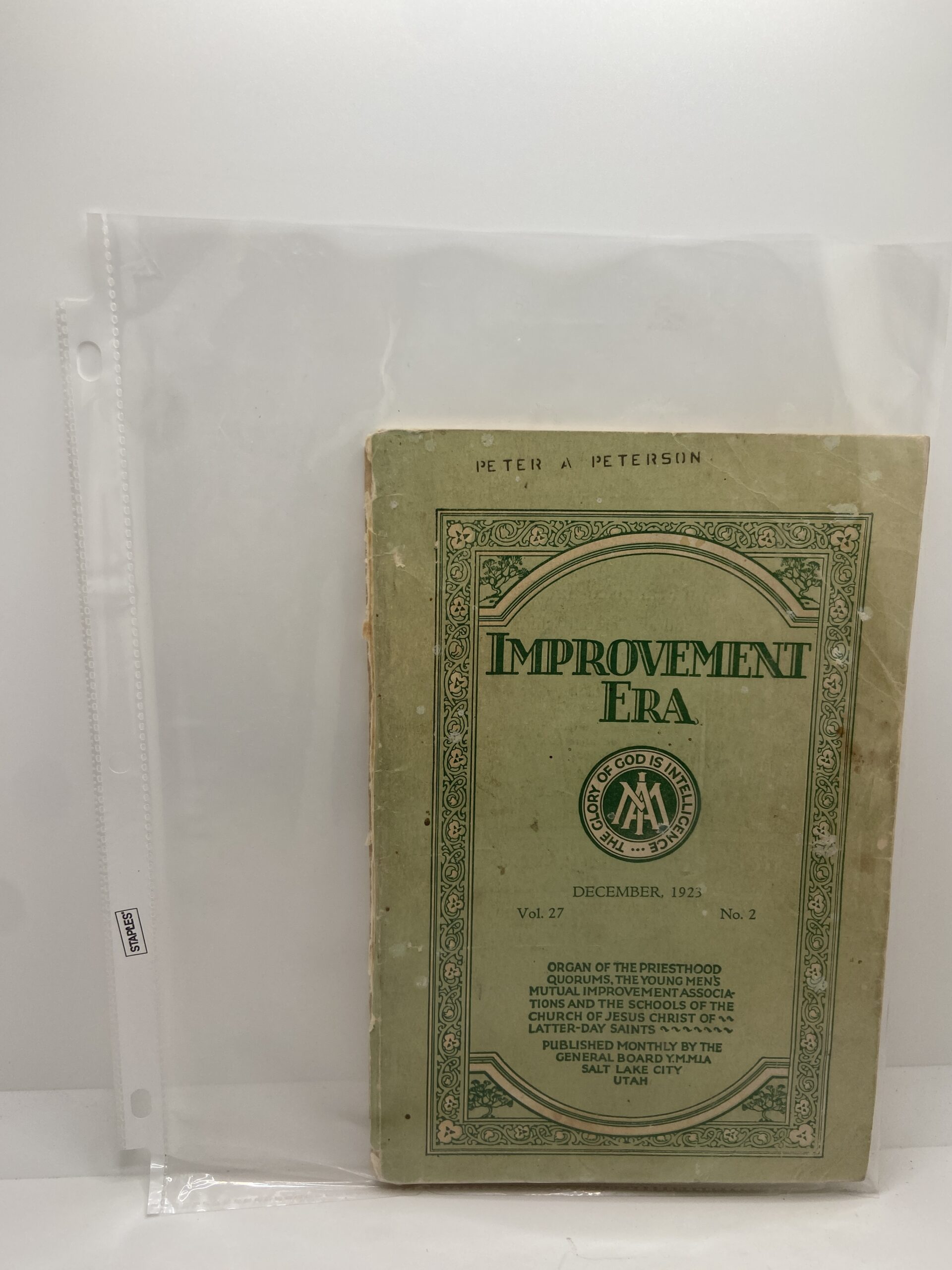 Improvement Era: December, 1923, Vol. 27, No. 2