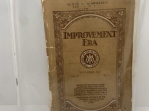 Improvement Era: November, 1923, Vol. 27, No. 1