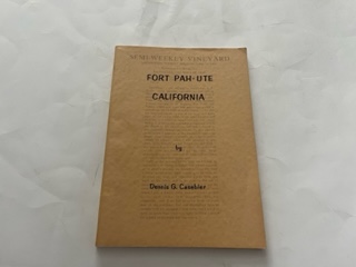 1974-Fort Pah-Ute California- Dennis G. Casebier