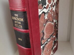 2003 — The Kingdom of the Cults — Walter Martin — Rebound in 3/4 Leather with Marbled Boards and Marbled End Sheets