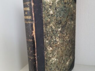 1854 — Journal of Discourses — Volume 1 — 3/4 Leather Original Binding — Brigham Young et al.