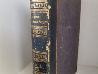 1881-1882 — Journal of Discourses Vols. 21 & 22 (Bound Together) — 3/4 Leather Binding