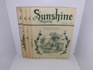 4 Issues of Sunshine Magazine from the Year 1945 (See Details)