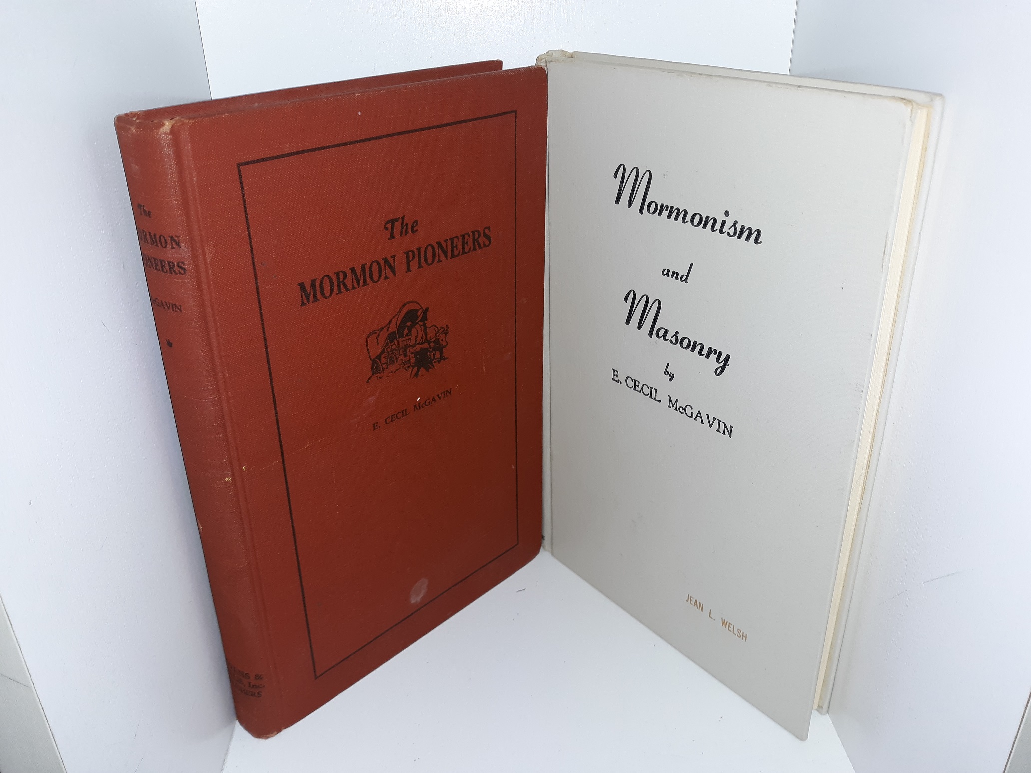 2 LDS Books By E. Cecil McGavin: The Mormon Pioneers / Mormonism And ...