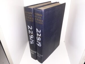 Woodrow Wilson and World Settlement Vols. 1 & 2 (Ex-Library) (1923) ~ by Ray Stannard Baker
