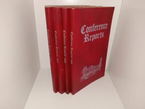 4 LDS Conference Report Reprints for the Years 1899-1902