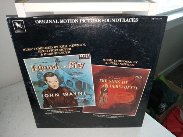 Original Motion Picture Soundtracks: Island in the Sky/The Song of Bernadette (Vinyl Record) (1977)