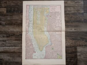 2 Maps in One: New York Map / Greater New York Map