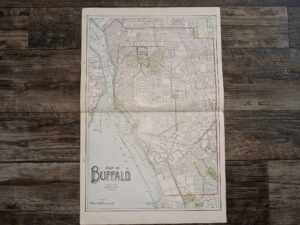 Map of Buffalo ~ by George F. Cram