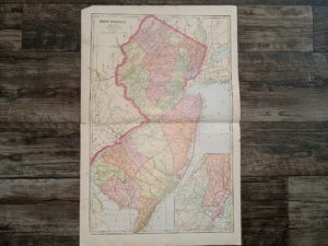 New Jersey ~ by George F. Cram