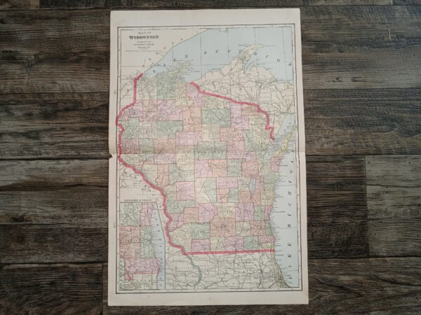 Map of Wisconsin ~ by George