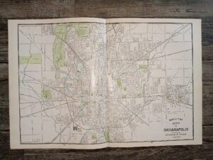 Map of the City of Indianapolis