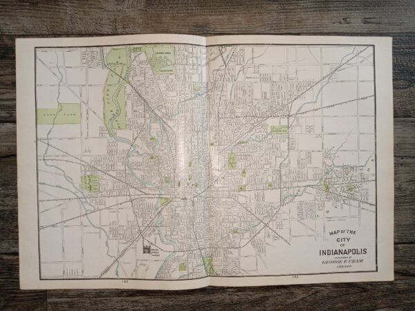 Map of the City of Indianapolis