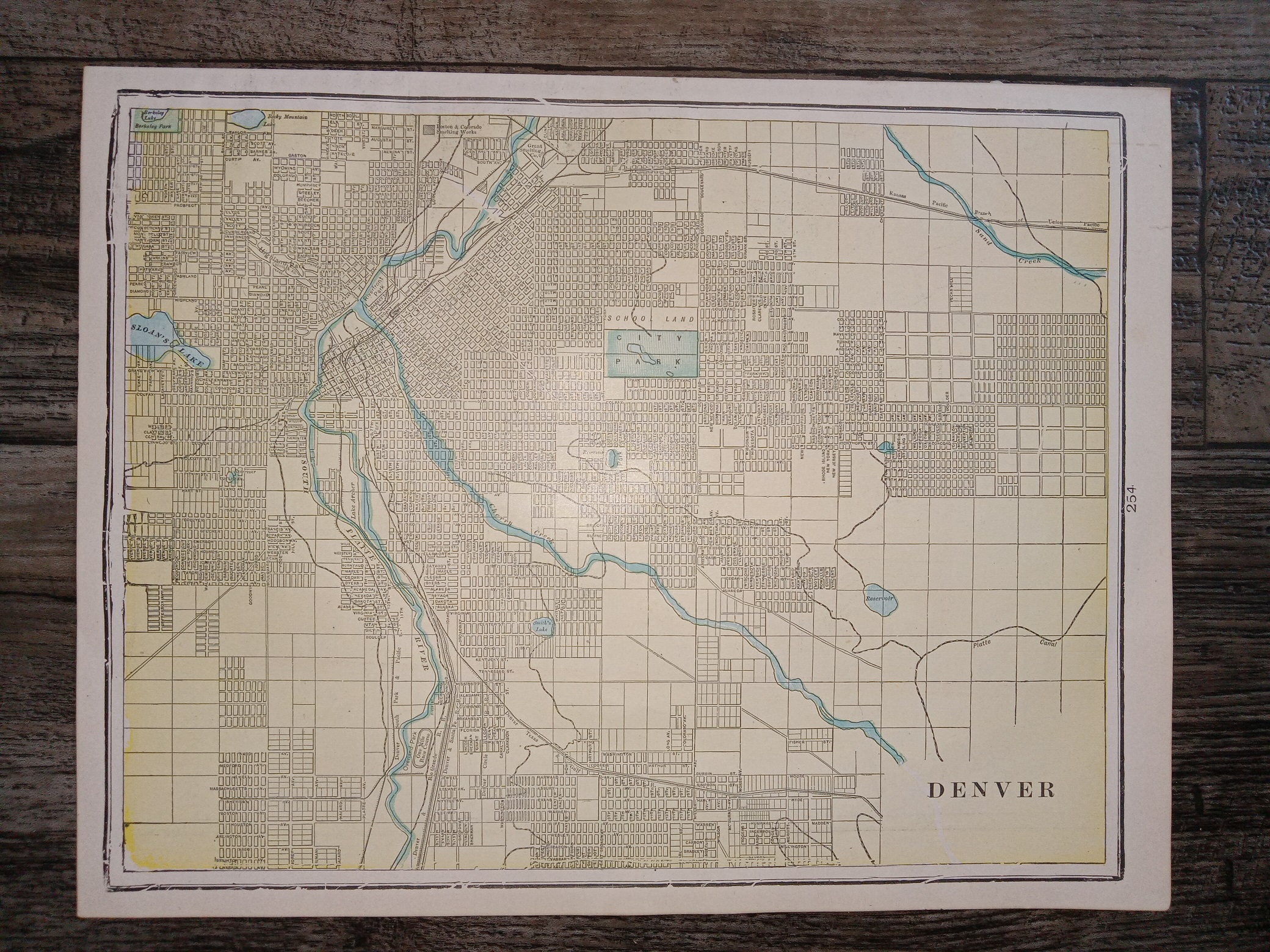 2 Maps in One: Colorado Map / Denver Map