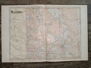 Map of Manitoba (1903) ~ by Geo. F. Cram