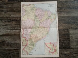 Brazil and Paraguay Map