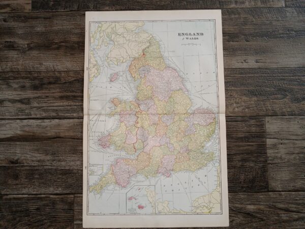 England and Wales Map