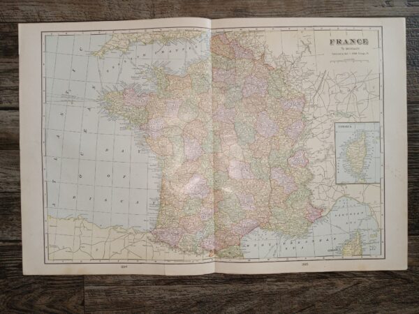 France and Monaco Map
