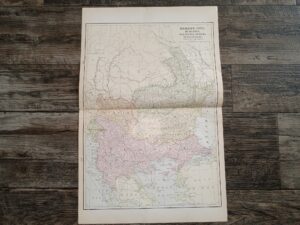 3 Maps in One: Turkey in Europe, Bulgaria, Roumania, Servia and Montenegro / Crete or Candia / Cyprus