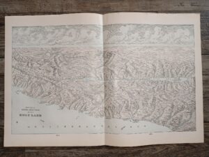 Historical Birds-Eye View of the Holy Land Map