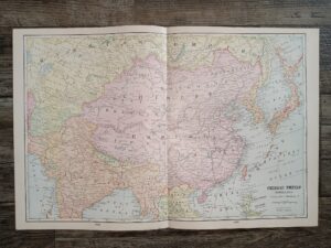 Chinese Empire, Korea, Etc. Map