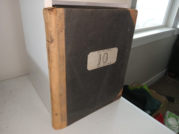 Dec. 2, 1922, Dec. 4, 1923, 10: Letters & Family History (3/4 Leather)