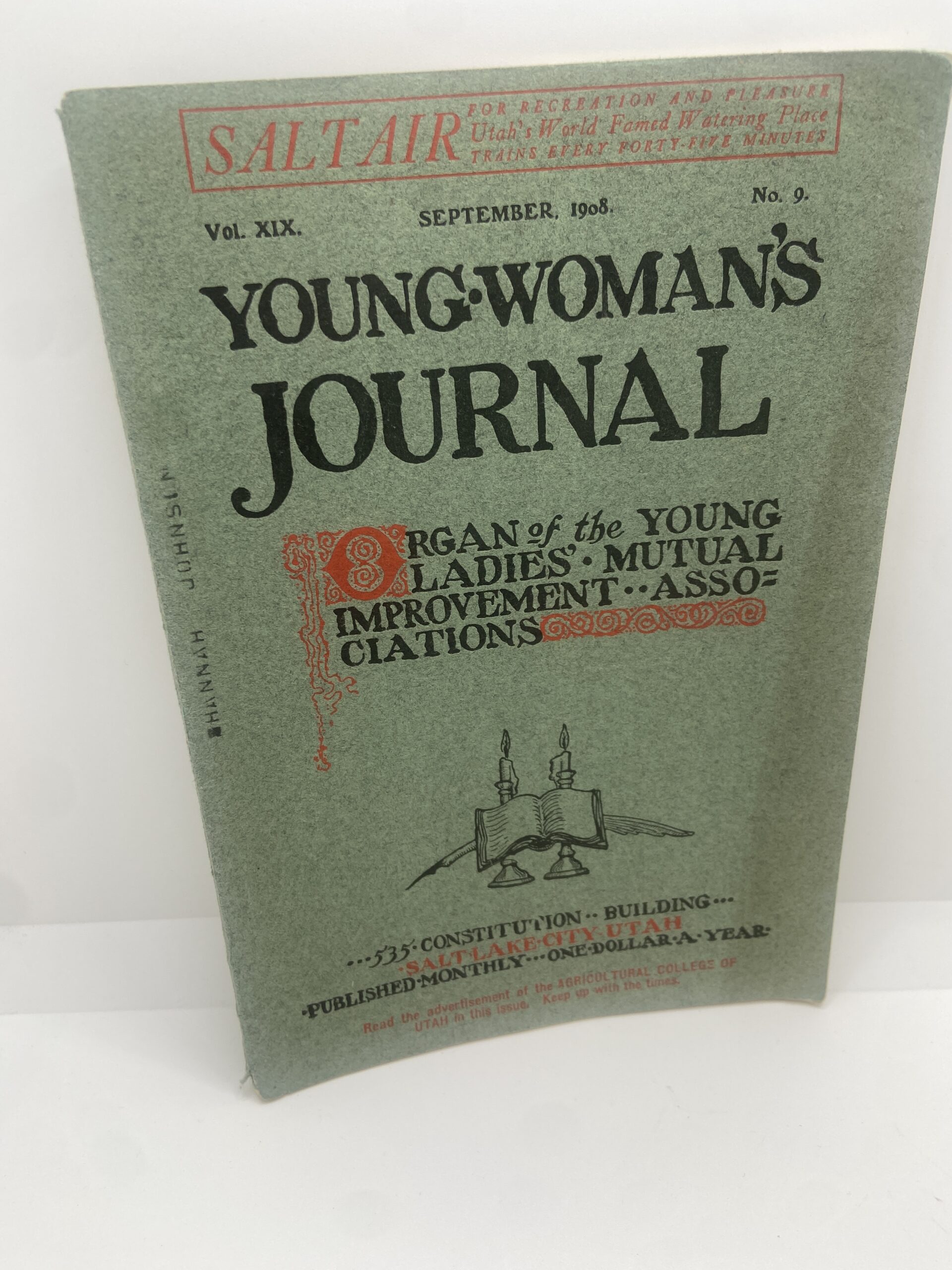 Young Woman’s Journal: Vol. XIX, No. 9 September, 1908