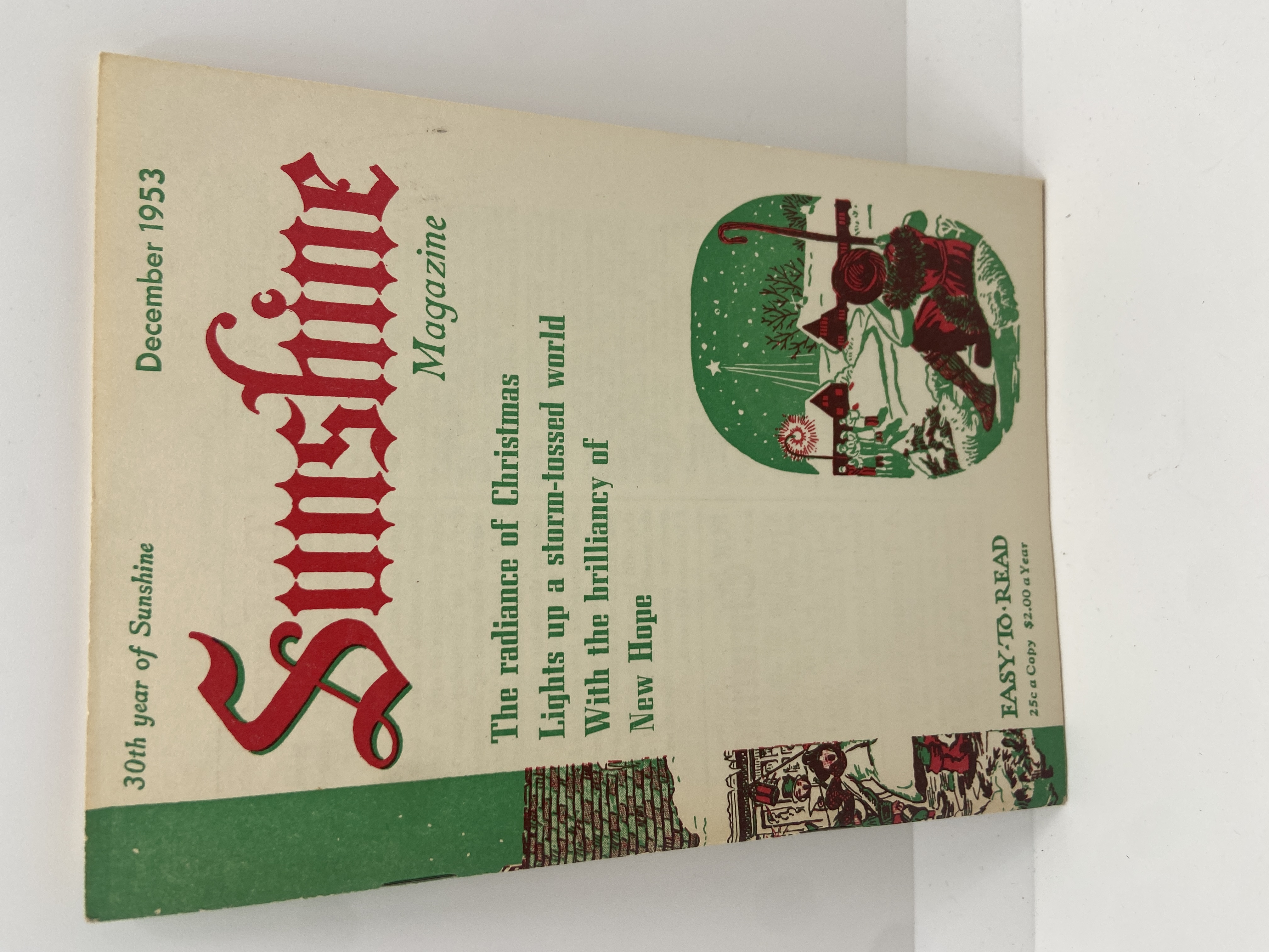 Sunshine Magazine – December 1953
