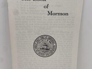 The Book of Mormon – Apostle B.C. Flint – 1972