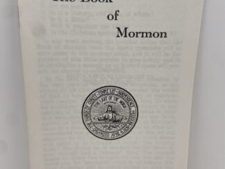 The Book of Mormon - Apostle B.C. Flint - 1972