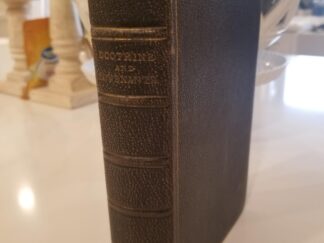 1882 — Doctrine and Covenants — Liverpool Edition — Pebbled Textured Leather Binding