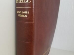 1997 — Holy Bible — King James LDS Edition — Brown Bendable Leather with Indexed & Gilded Page Edges