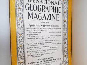 National Geographic Magazine — April 1938 — Single Issue Magazine — No Map