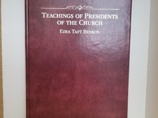 Teaching of Presidents of the Church - Ezra Taft Benson --- Rare Leather Edition