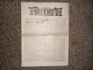 Truth: Vol. 5, No. 18, Salt Lake City, Utah, January, 13, 1906 (Newspaper) (1906)