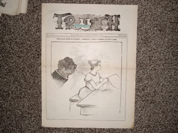 Truth: Vol. 5, No. 7, Salt Lake City, Utah, October 28, 1905 (Newspaper) (1905)