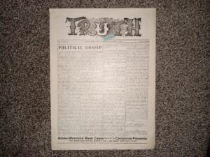 Truth: Vol. 5, No. 13, Salt Lake City, Utah, December 9, 1905 (Newspaper) (1905)