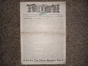 Truth: Vol. 5, No. 29, Salt Lake City, Utah, March 31, 1906 (Newspaper) (1906)