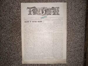 Truth: Vol. 5, No. 19, Salt Lake City, Utah, January 20, 1906 (Newspaper) (1906)