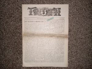 Truth: Vol. 5, No. 32, Salt Lake City, Utah, April, 1906 (Newspaper) (1906)