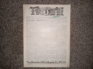 Truth: Vol. 5, No. 3, Salt Lake City, Utah, September, 30, 1905 (Newspaper) (1905)