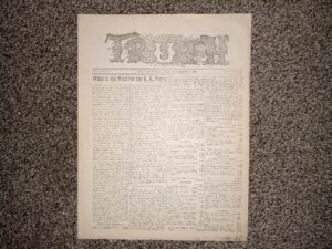 Truth: Vol. 4, No. 18, Salt Lake City, Utah, November 5, 1904 (Newspaper) (1904)