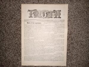Truth: Vol. 4, No. 20, Salt Lake City, Utah, January 28, 1905 (Newspaper) (1905)