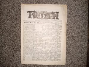 Truth: Vol. 4, No. 11, Salt Lake City, Utah, October 5, 1904 (Uncut) (Newspaper) (1904)